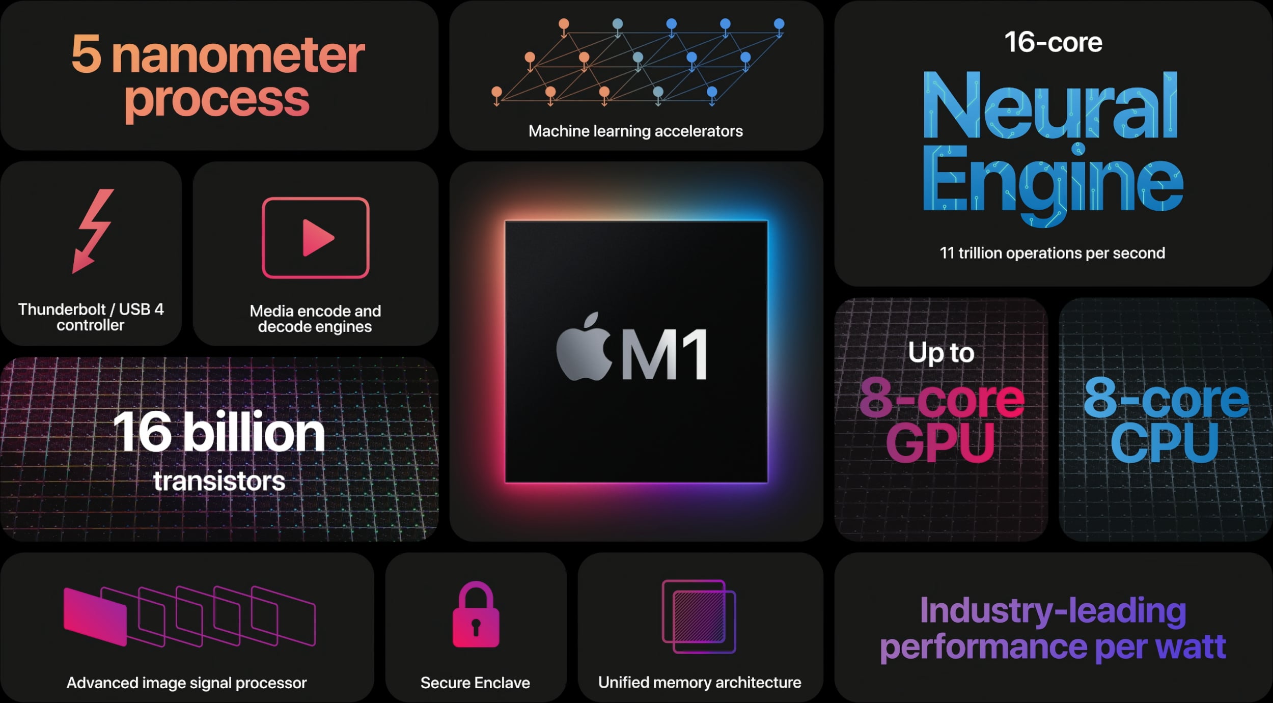 M1 Chip Infogram